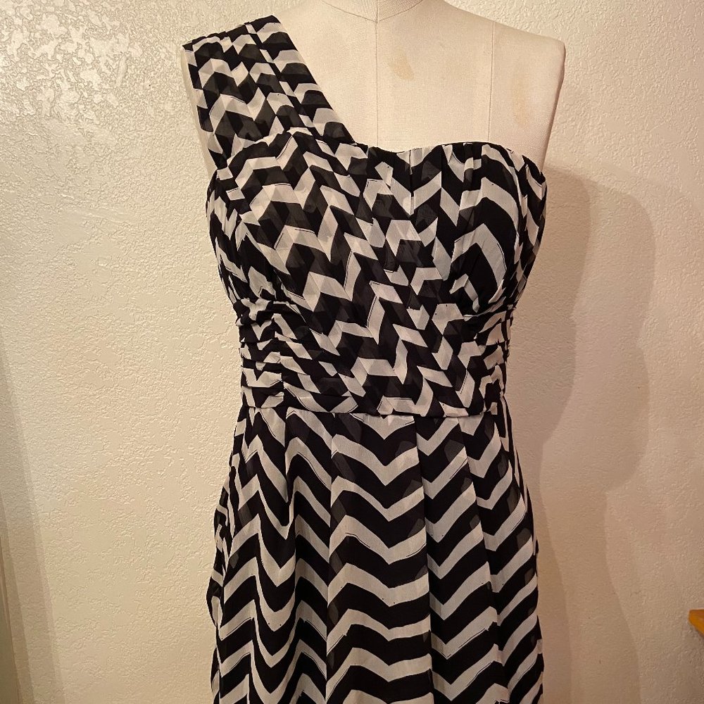 Off Shoulder Chiffon Dress